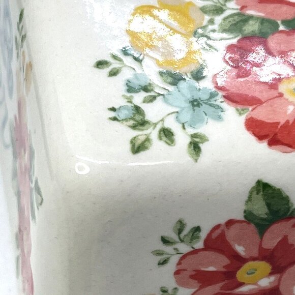 The Pioneer Woman Vintage Floral Butter Dish Stoneware - Picture 12 of 15